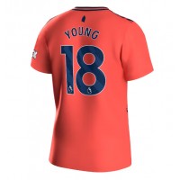 Billiga Everton Ashley Young #18 Borta fotbollskläder 2023-24 Kortärmad